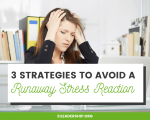 3 Strategies to Avoid a Runaway Stress Reaction